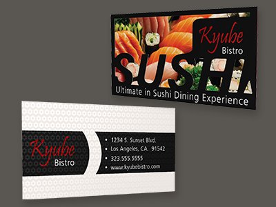 3D proof of multi layered business card