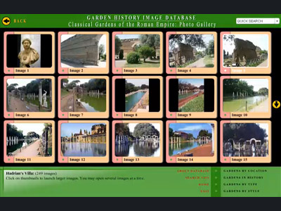 Example of garden image gallery