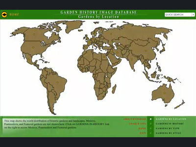 Example of navigation screen