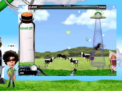 One of the many multiplayer games within Green.com