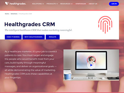 Example landing page