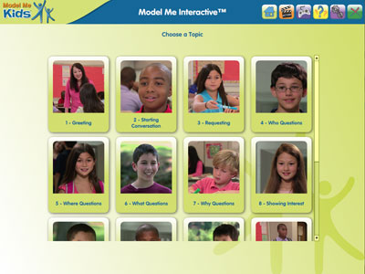 Example of chapter menu