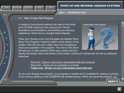 Example of interactive manual