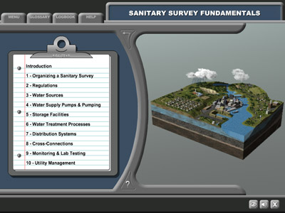 Example of main screen