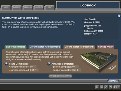 Chapter progress example